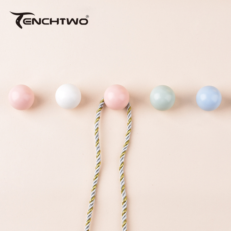 Furniture Hardware Brackets - Crochet rond en céramique, crochet de