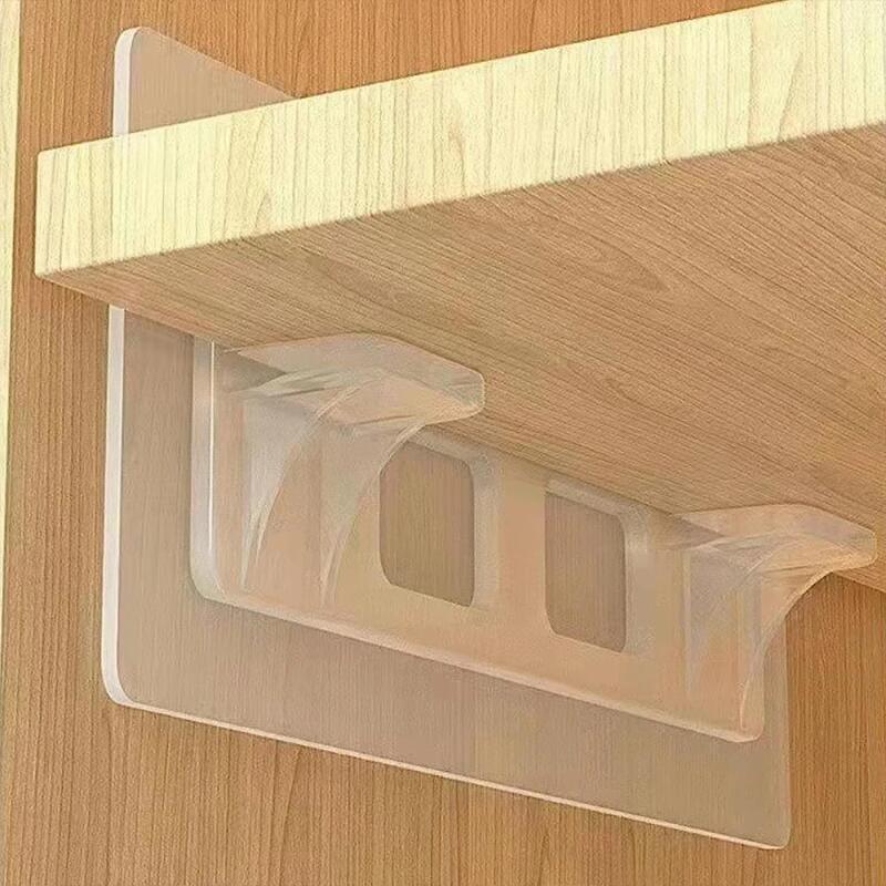 Shelf Peg Support - Supports d'étagère autocollants 4/6/12, clips d'étagère