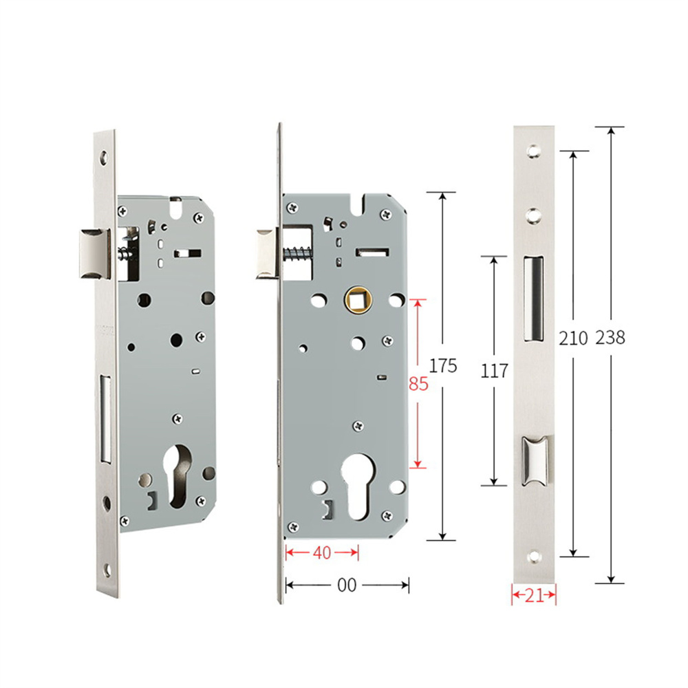 Furniture Hardware Fitting - Serrure de porte en métal 8520/8525/8530/8535,