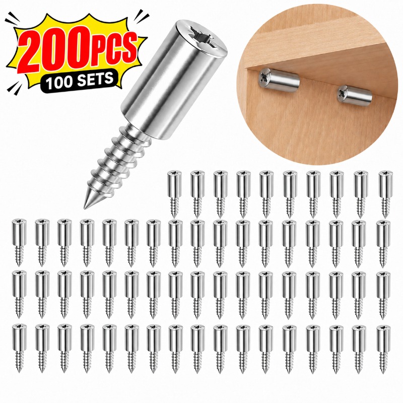 Shelf Peg Support - 5-100 Ensembles de Vis Autotaraudeuses, Supports