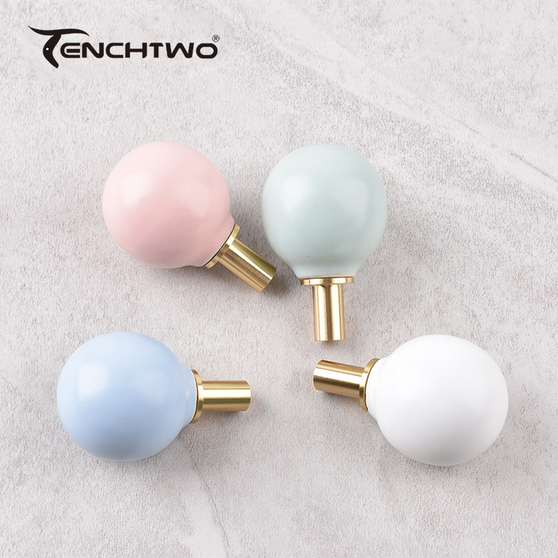 Crochet rond en céramique, cro - Furniture Hardware Brackets avis et prix