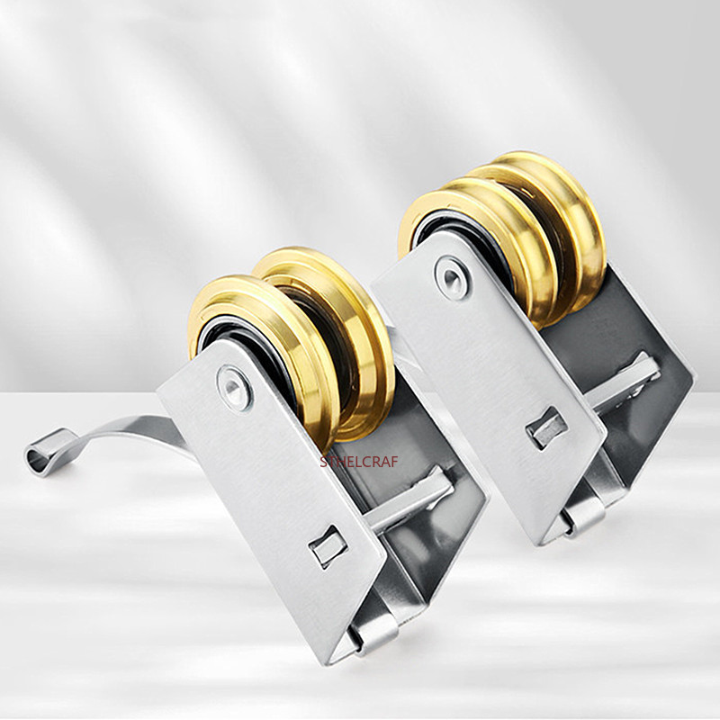 2 roulettes en acier inoxydabl - Furniture Rails Hardware avis et prix