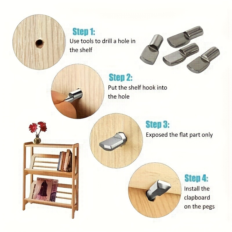 Chevilles d'étagère 20/50 pièc - Shelf Peg Support avis et prix