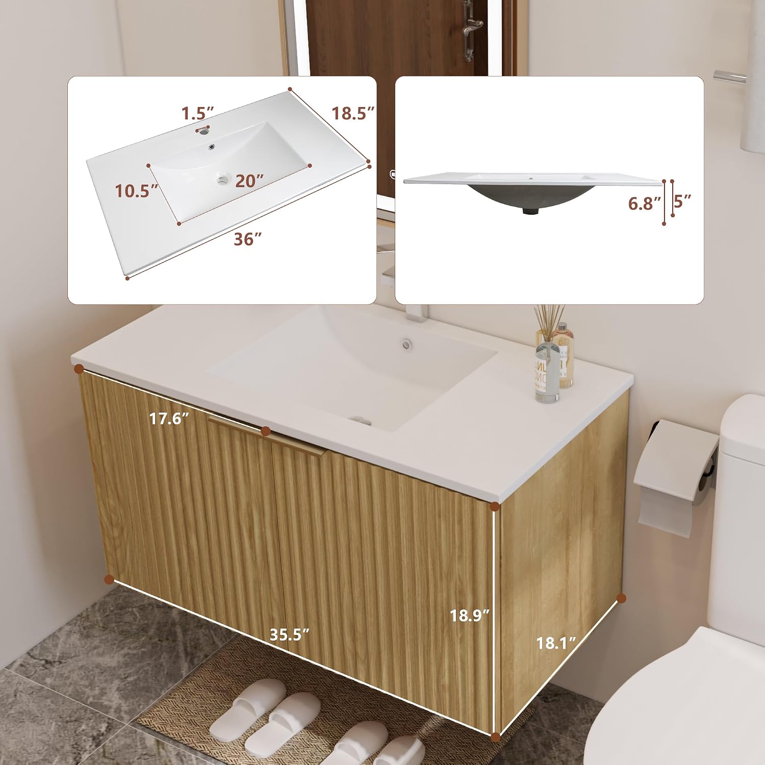 Meuble-lavabo de salle de bain - Furniture Hardware Fitting avis et prix