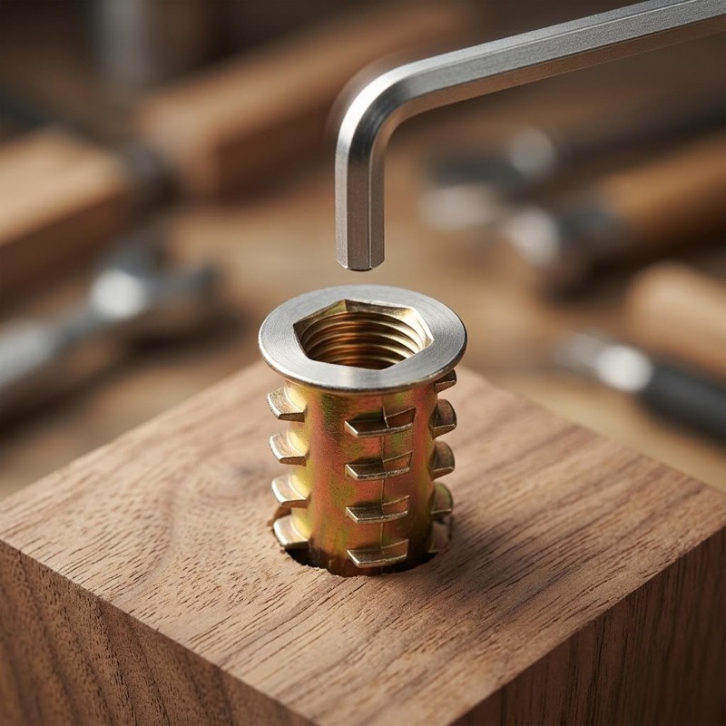 Inserts filetés M4 M5 M6 M8 po - Furniture Hardware Threaded Inserts avis et prix