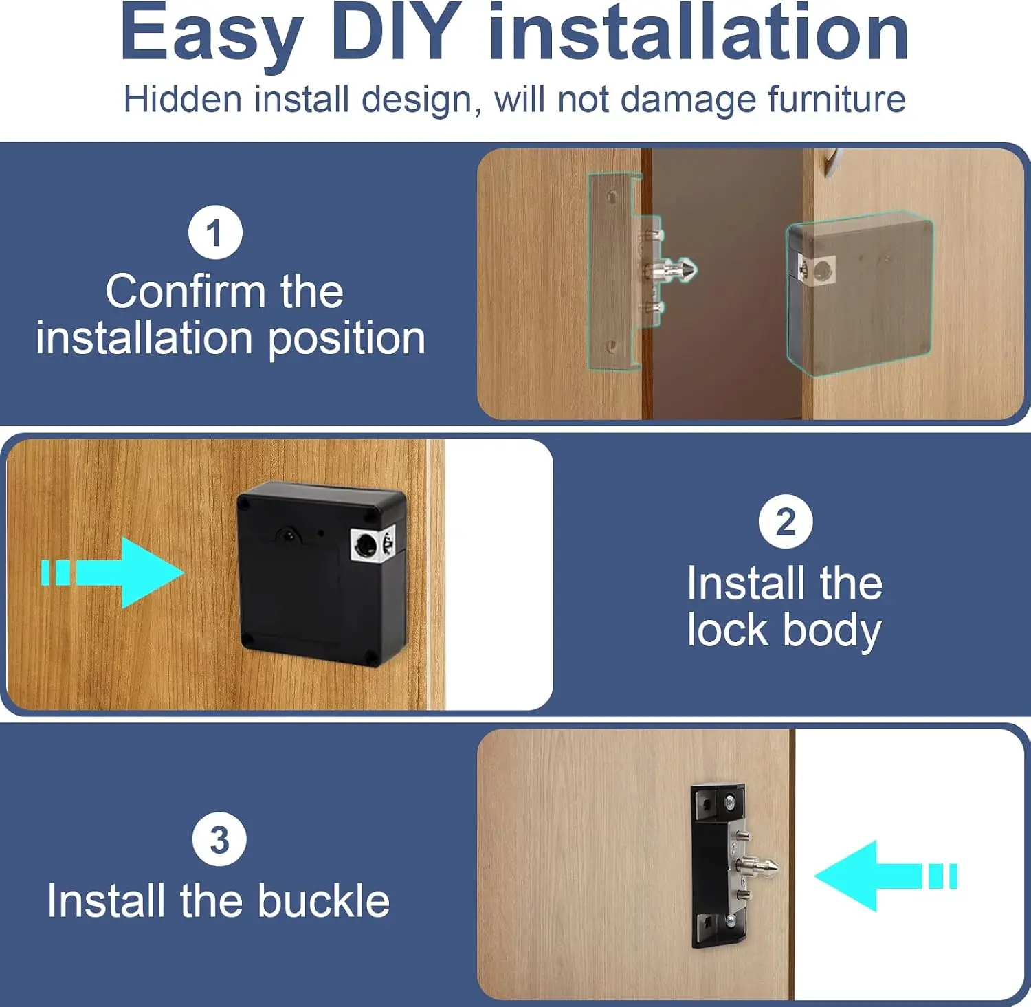 Serrure électronique intellige - Furniture Hardware Brackets avis et prix