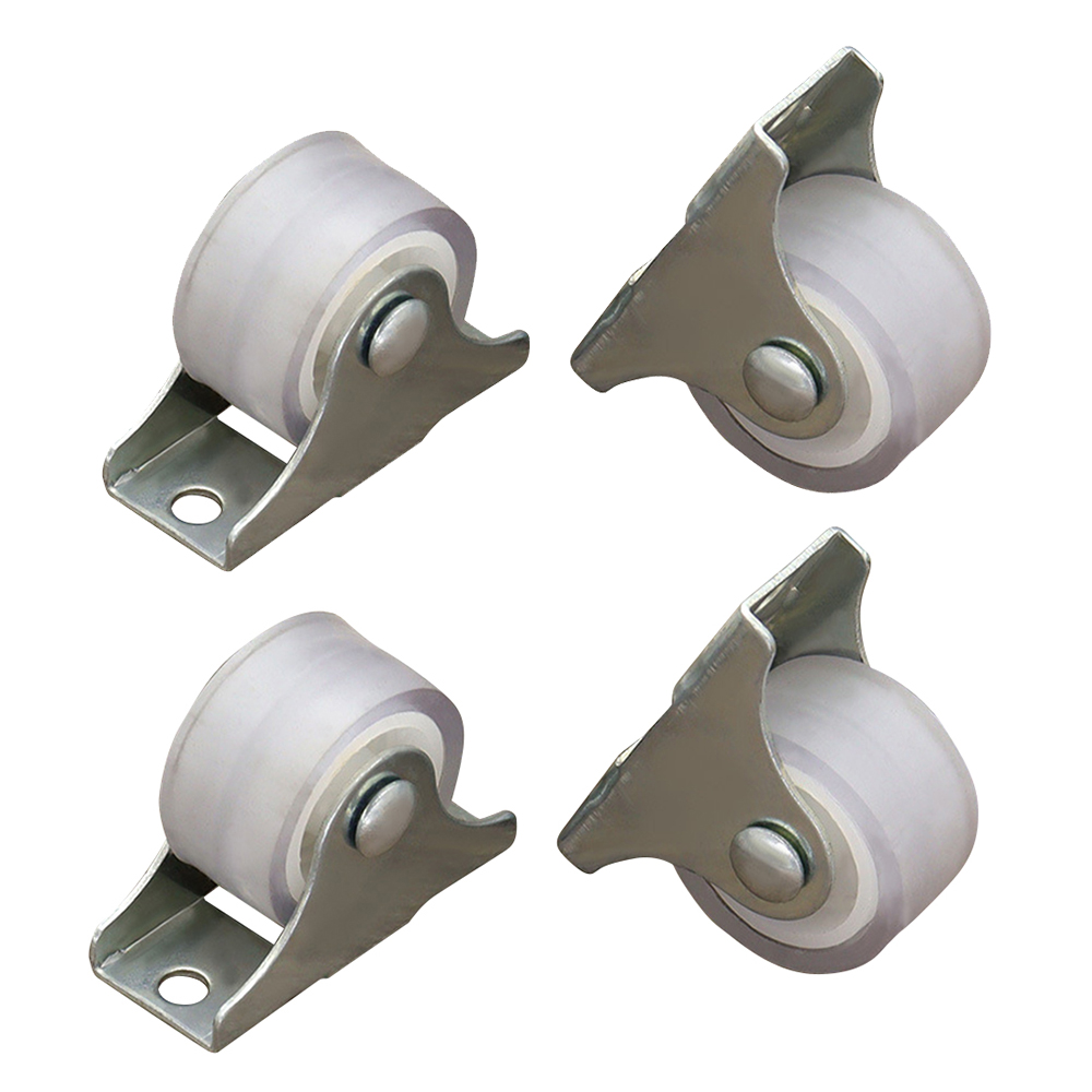 Roulettes fixes à Rail blanc,  - Furniture Rails Hardware avis et prix