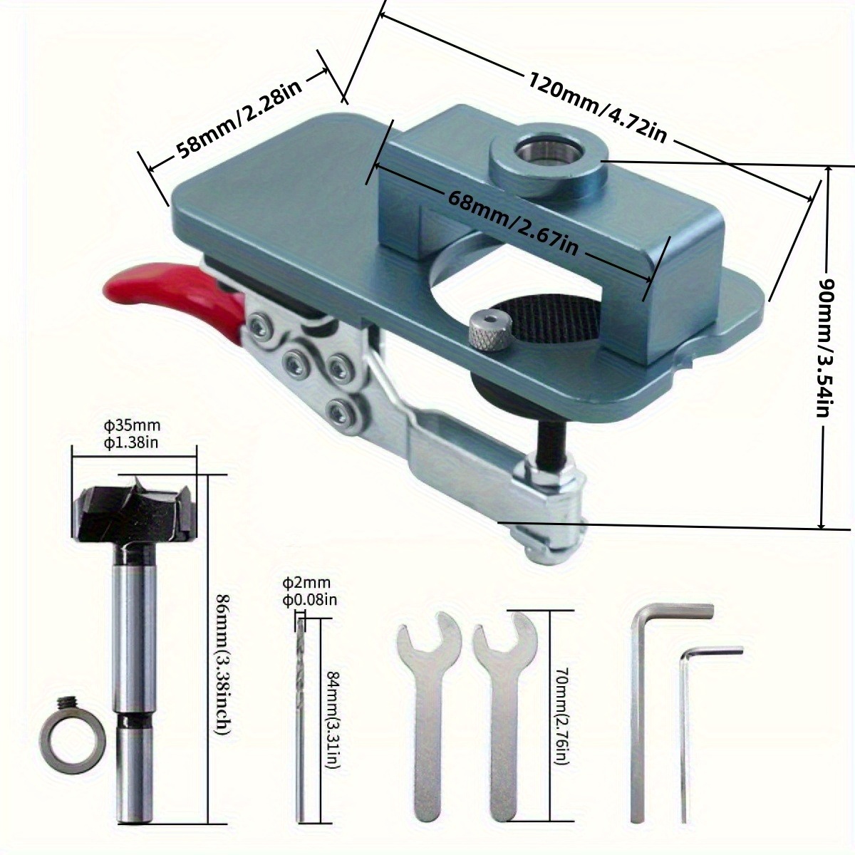 Gabarit de charnière de 35 mm  - Furniture Hardware Fitting avis et prix