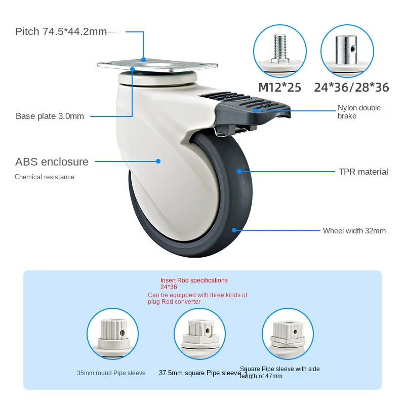 1 roue universelle médicale de - Furniture Quality Control avis et prix
