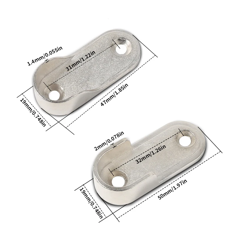 Lot de 6 supports, accessoires - Furniture Rails Hardware avis et prix
